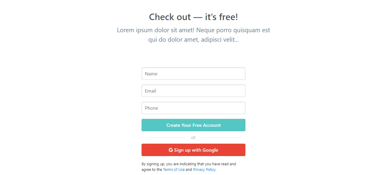 Stylish Bootstrap Form